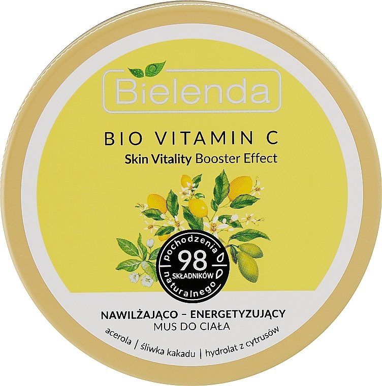 Moisturizing and Toning Body Mousse - Bielenda Bio Vitamin C — photo N1