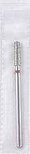 Fragrances, Perfumes, Cosmetics Diamond Nail File Drill Bit, frustum, L-10 mm, 3.1 mm, red - Head The Beauty Tools