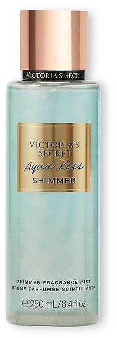 Victoria's Secret Aqua Kiss Shimmer Fragrance Mist - Perfumed Shimmering Body Spray  — photo N1