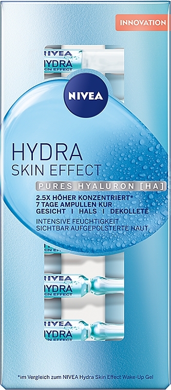 Moisturizing Face Ampoule - Nivea Hydra Skin Effect 7-Day Hydrating Treatment In Ampoules — photo N1