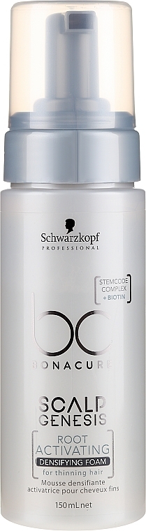 Densifying Hair Foam - Schwarzkopf Professional BC Scalp Genesis Root Activating Densifying Foam — photo N1