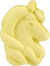 Unicorn Bath Bomb, yellow - IDC Institute Bath Fizzer Unicorn — photo N1