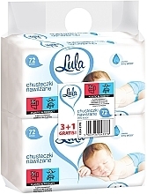 Fragrances, Perfumes, Cosmetics Baby Wipes 99% Water, 4x72 pieces - Lula