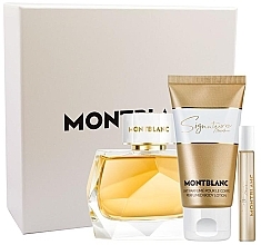 Fragrances, Perfumes, Cosmetics Montblanc Signature Absolue - Set (edp/90ml + edp/mini/7.5ml + b/lot/100ml)