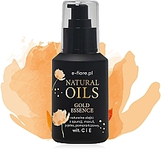 Gold Firming Oil Serum - E-Fiore Natural Oil Gold Essence — photo N1