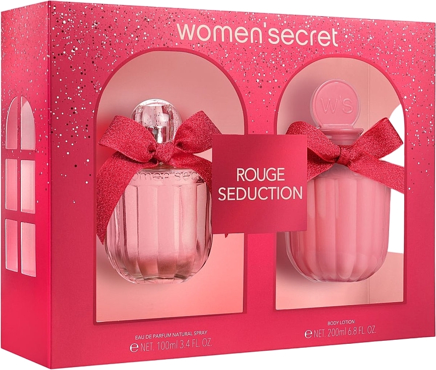 Women Secret Rouge Seduction - Set (b/lot/200ml+edp/100ml) — photo N1