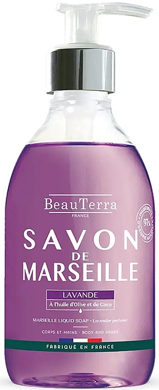 Lavender Marseille Liquid Soap - BeauTerra — photo N1