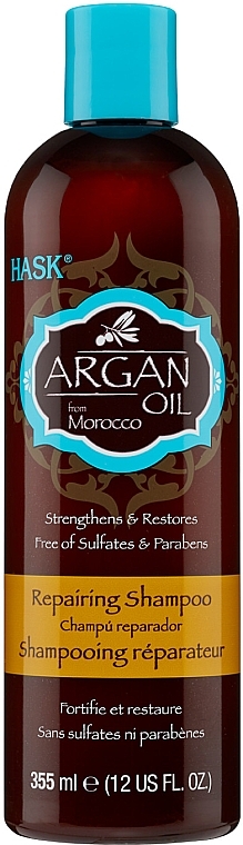 Repairing Hair Shampoo with Argan Oil - Hask Argan Oil Repairing Shampoo — photo N1