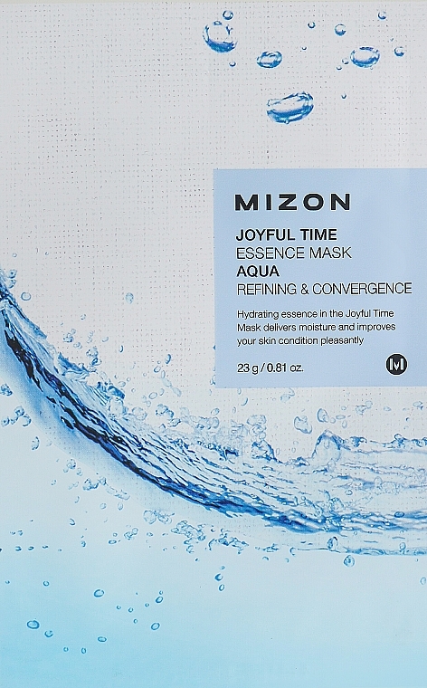 Facial Sheet Mask "Aqua" - Mizon Joyful Time Essence Mask — photo N3