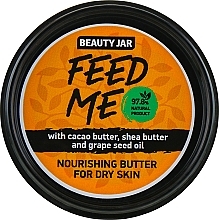 Fragrances, Perfumes, Cosmetics Body Butter "Feed Me" - Beauty Jar Nourishing Butter For Dry Skin