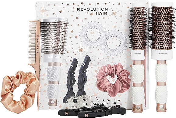 Set, 8 products - Revolution Haircare Hair Goals Blow Dry Gift Set — photo N1