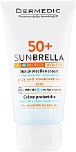 Protection Cream SPF 50+ for Combination and Oily Skin - Dermedic Sunbrella Sun Protection Cream Oily and Combination SPF50 — photo N2