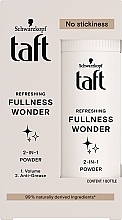 Fragrances, Perfumes, Cosmetics Hair Volume Powder - Taft Refreshing Fullness Wonder