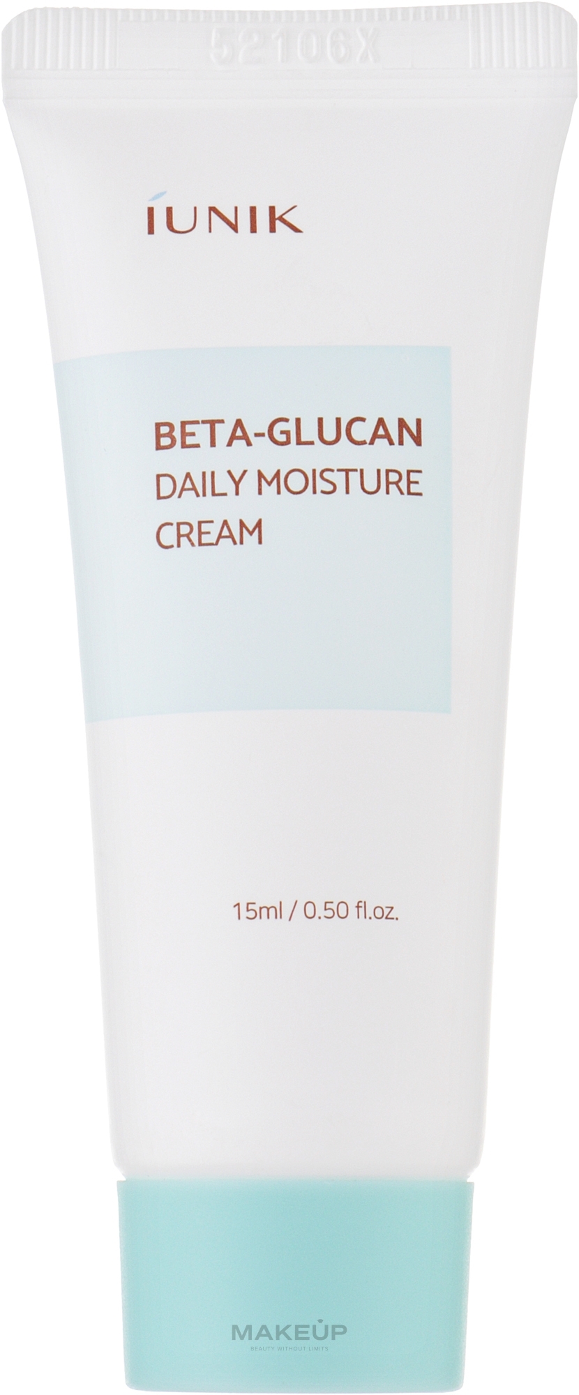 Moisturizing Face Cream - iUNIK Beta-Glucan Daily Moisture Cream — photo 15 ml