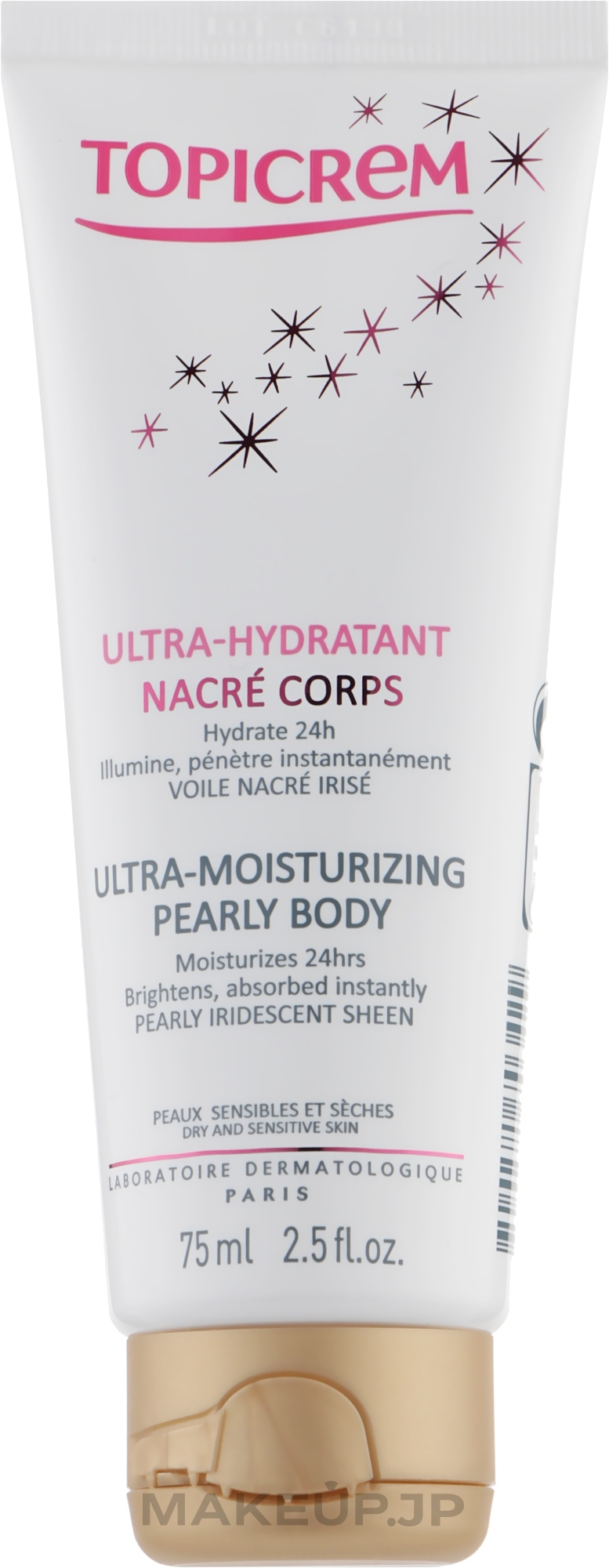 Pearl Body Lotion - Topicrem Ultra-Moisturizing Pearly Body — photo 75 ml