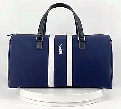 GIFT! Bag, blue with white stripes - Ralph Lauren — photo N1