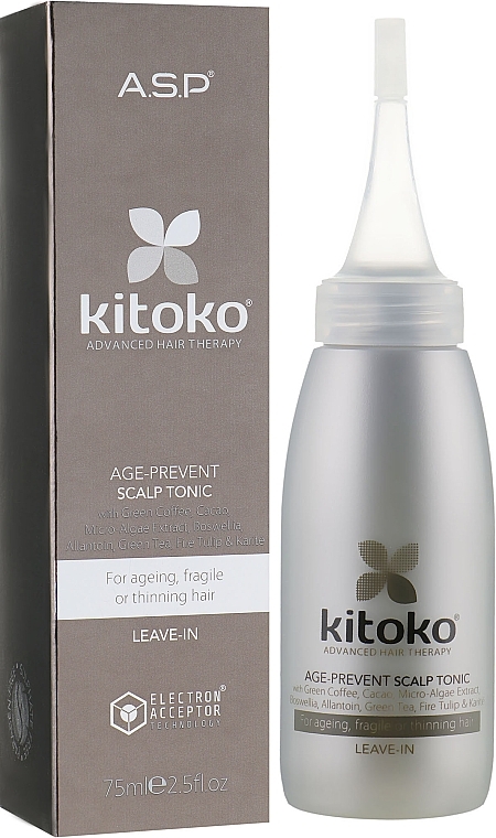 Anti-Age Scalp Tonic - Affinage Kitoko Age Prevent Scalp Tonic — photo N2