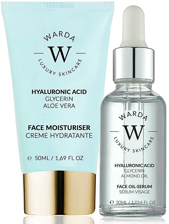 Set - Warda Skin Hydration Boost Hyaluronic Acid (f/cr/50ml + oil/serum/30ml) — photo N1