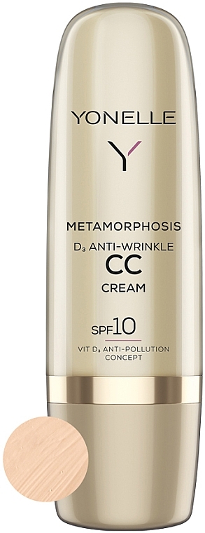 Anti-Wrinkle CC Cream SPF 10 - Yonelle Metamorphosis D3 Anti Wrinkle CC Cream SPF10 — photo N1