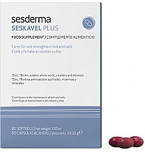 Fragrances, Perfumes, Cosmetics Supplement for Hair & Nail Health - Sesderma Laboratories Seskavel Plus