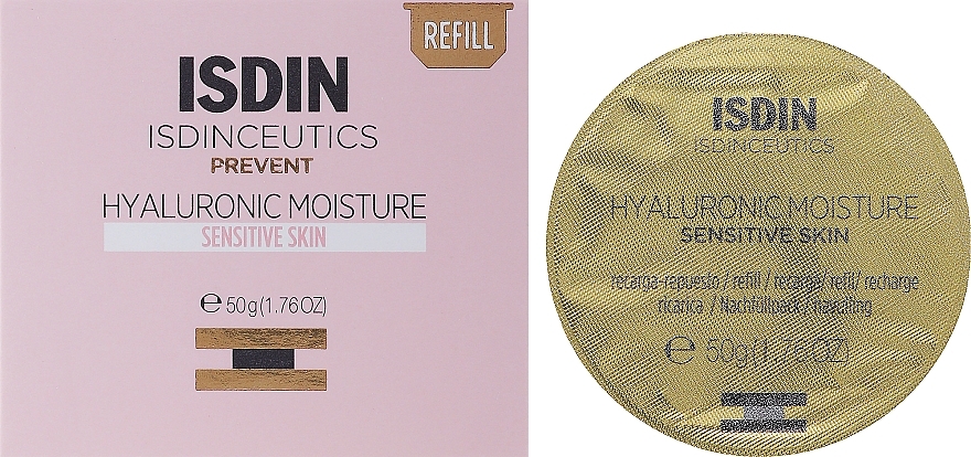 Cream for Sensitive Skin - Isdin Isdinceutics Hyaluronic Moisture (refill) — photo N9