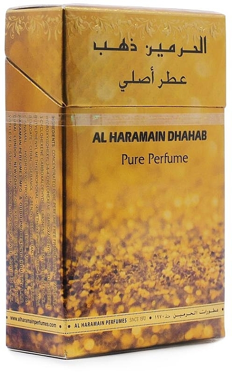 Al Haramain Dhahab - Oil Perfume (mini size) — photo N2