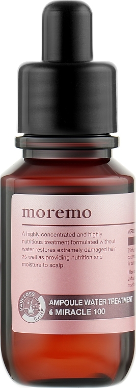 Hair & Scalp Filler Mask - Moremo Ampoule Water Treatment Miracle 100 — photo N2