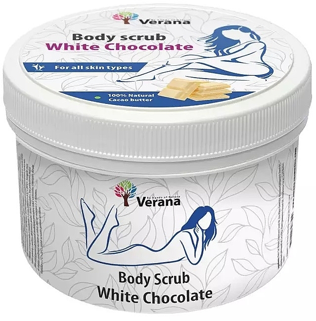 White Chocolate Body Scrub - Verana Body Scrub White Chocolate — photo N1