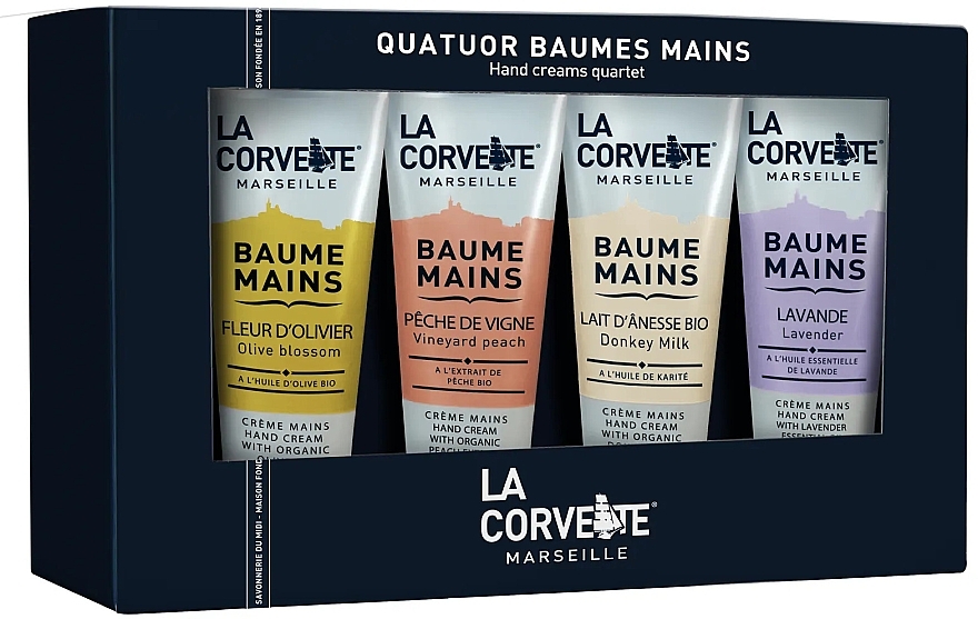 Set - La Corvette Hand Creams Quartet (h/cr/4x30ml) — photo N1