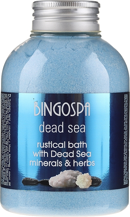 Bath Salt with Dead Sea Minerals & Herbs - BingoSpa Rustical Bath With Dead Sea Minerals And Herbs — photo N1