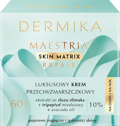 Luxurious Anti-Wrinkle Day & Night Cream 60+ - Dermika Maestria Skin Matrix — photo N2