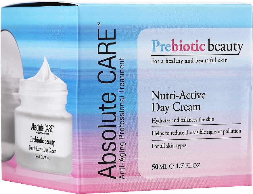 Moisturizing Facial Day Cream - Absolute Care Prebiotic Beauty Nutri-Active Day Cream — photo N8