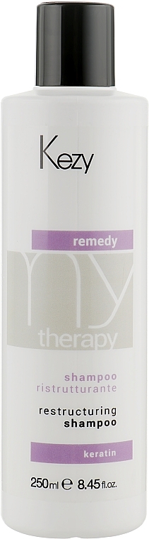 Repairing Keratin Shampoo - Kezy Remedy Restructuring Shampoo — photo N1