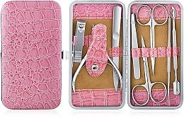 Fragrances, Perfumes, Cosmetics Manicure Set, 8 tools, pink - Avenir Cosmetics