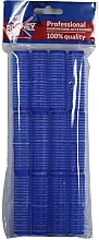 Fragrances, Perfumes, Cosmetics Velcro Roller 16/63, dark blue - Ronney Professional Velcro Roller