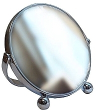 Fragrances, Perfumes, Cosmetics Round Table Mirror, chrome plated, 13 cm - Acca Kappa Chrome ABS Mirror 1x/5x