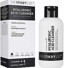 Fragrances, Perfumes, Cosmetics Face Cleansing Gel with Hyaluronic Acid - The Inkey List Hyaluronic Acid Cleanser