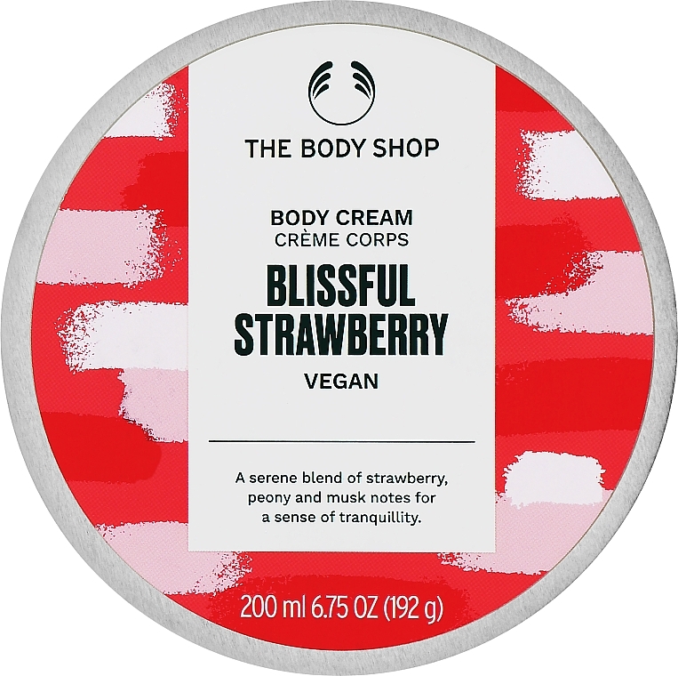 Body Cream - The Body Shop Body Cream Blissful Strawberry Vegan — photo N1