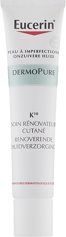 Repair Face Care - Eucerin DermoPure K10 Skin Renovator Care — photo N1