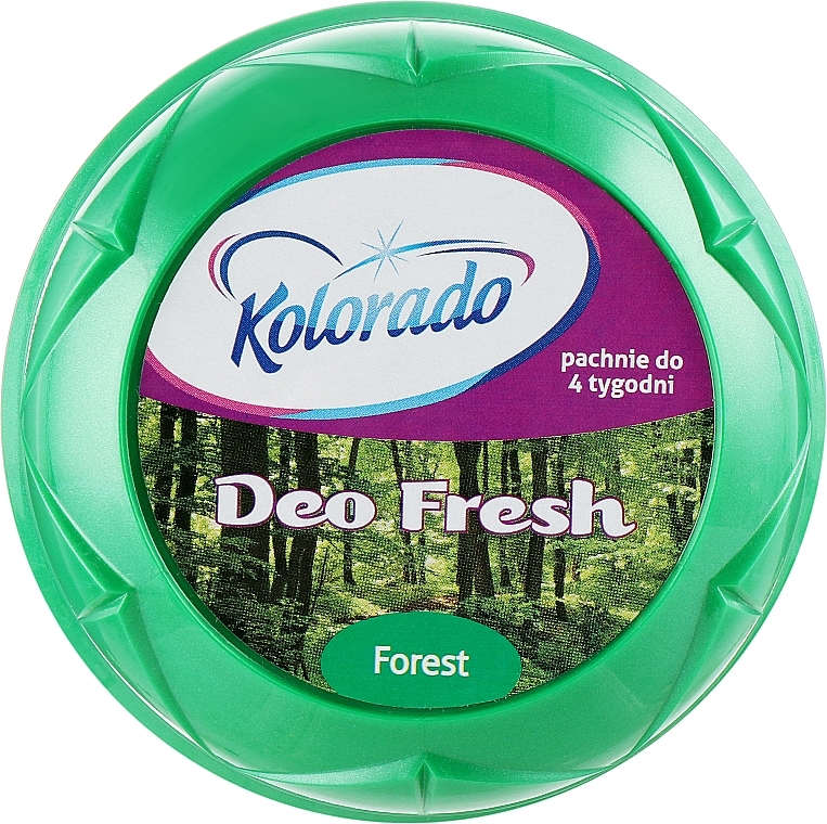 Gel Air Freshener 'Green Forest' - Kolorado Deo Fresh Deluxe — photo N2