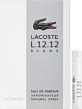 Fragrances, Perfumes, Cosmetics Lacoste L.12.12 Blanc - Perfume (sample)