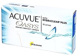 Fragrances, Perfumes, Cosmetics Contact Lenses, 8.4 radius, 12pcs - Acuvue Oasys with Hydraclear Plus