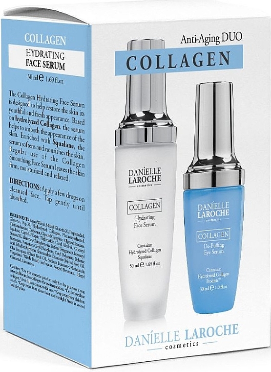 Set - Danielle Laroche Cosmetics Collagen Anti Aging Duo (f/ser/50ml + eye/ser/30ml) — photo N1