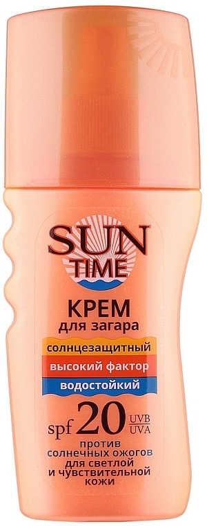 Tanning Cream for Sensitive Skin SPF20 - Biokon Sun Time — photo N1