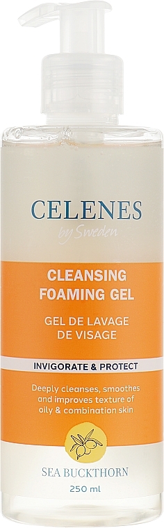 Sea Buckthorn Gel Foam for Oily & Combination Skin - Celenes Sea Buckthorn Cleansing Gel Oily and Combination Skin — photo N1