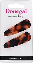 Fragrances, Perfumes, Cosmetics Hair Clips, FA-5622+2, brown-black - Donegal