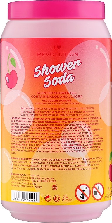 Cherry Shower Gel - I Heart Revolution Tasty Shower Soda Cherry Scented Shower Gel — photo N2