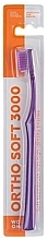 Soft Orthodontic Toothbrush, purple - Woom Ortho Soft 3000 Toothbrush — photo N1
