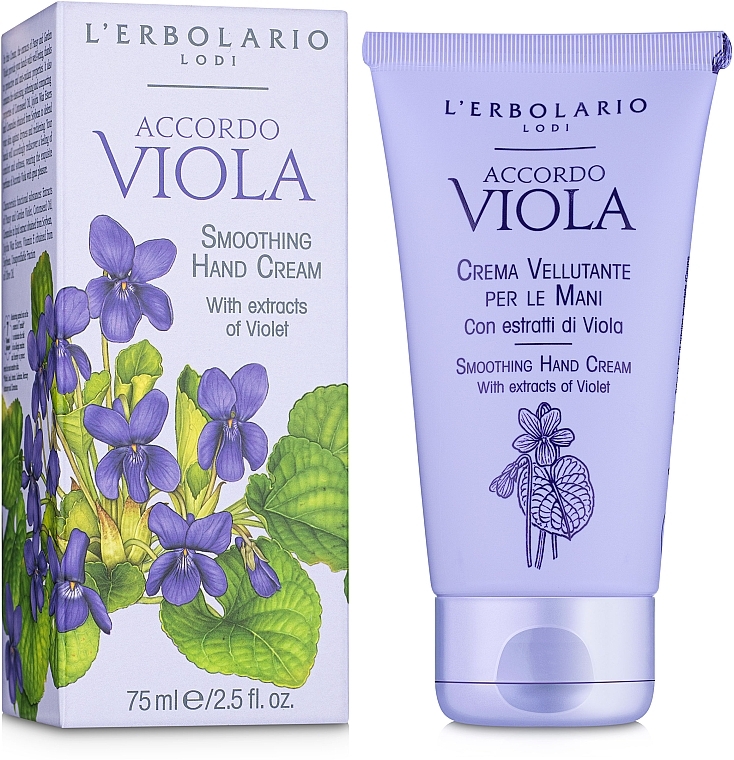 Hand Cream "Violet" - L'Erbolario Accordo Viola Crema Vellutante per le mani  — photo N1
