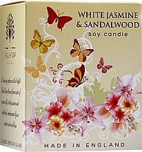 Scented Candle - The English Soap Company White Jasmine and Sandalwood Candle — photo N2